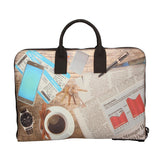 Michela Borsa a mano da donna Vera pelle ZG3007-CAFFE Gave Lux
