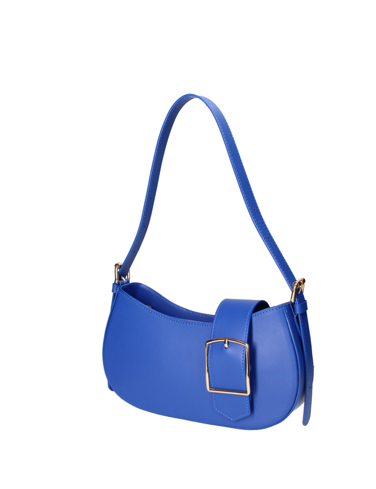 Borsa a spalla da donna 100% vera pelle 07213-L115 BLUETTE Roberta Rossi