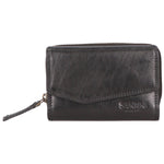 Portafoglio unisex in vera pelle Made in Italy SN2827847-BLACK Santini Firenze