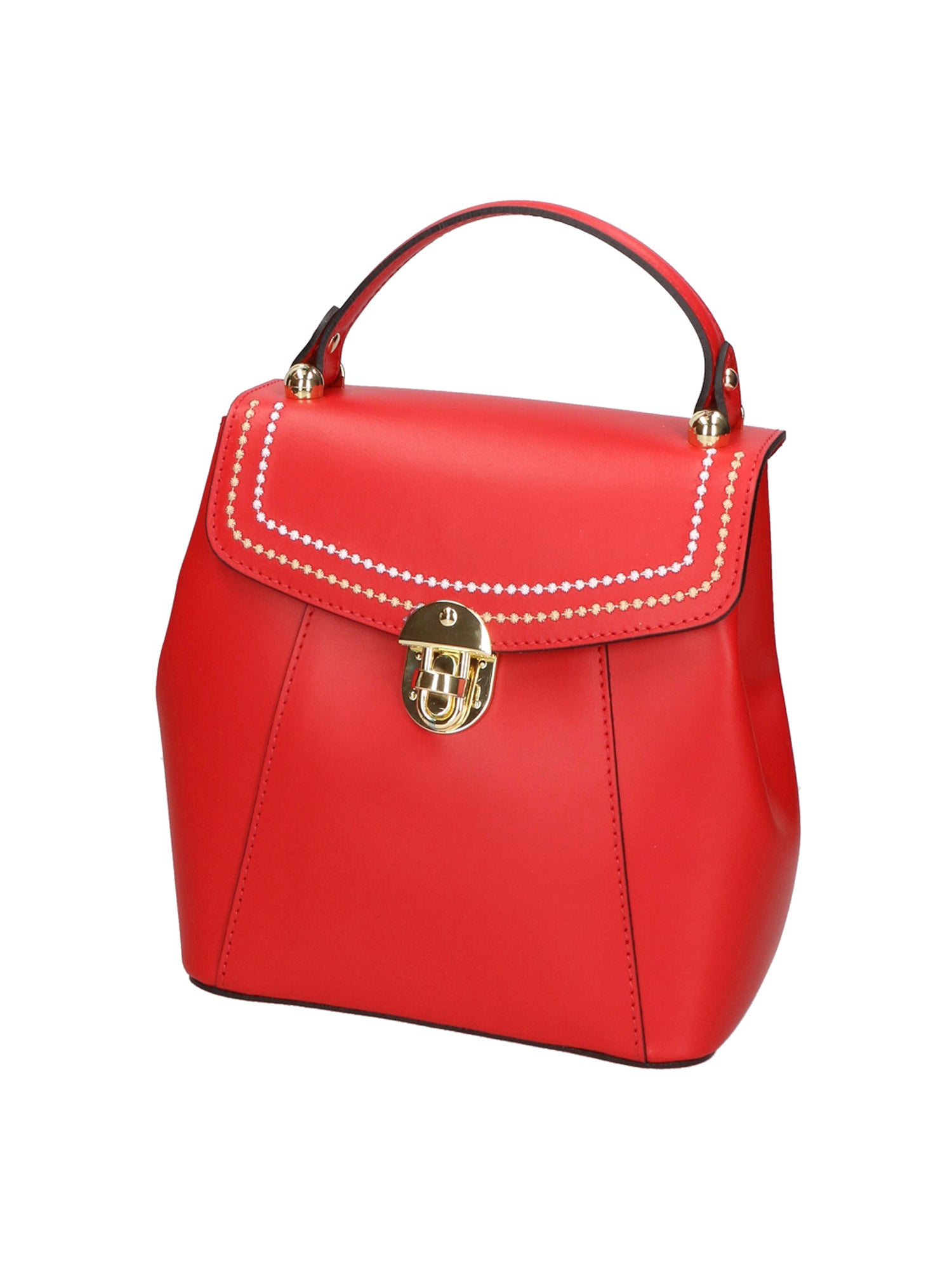 Giuditta Borsa a mano da donna 100% pelle 05937-L214 ROSSO Gave Lux