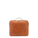 Borsa a mano unisex in vera pelle Made in Italy 4542-MIELE Alessia Firenze