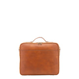 Borsa a mano unisex in vera pelle Made in Italy 4542-MIELE Alessia Firenze