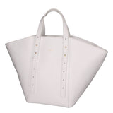 Borsa a mano da donna 100% pelle artigianale MYB-7029-SS-P 601 BIANCO WHITE My Best Bag