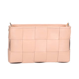 Borsa a tracolla da donna 100% vera pelle MYB-7057-SS-ROSA+BEIGE My Best Bag