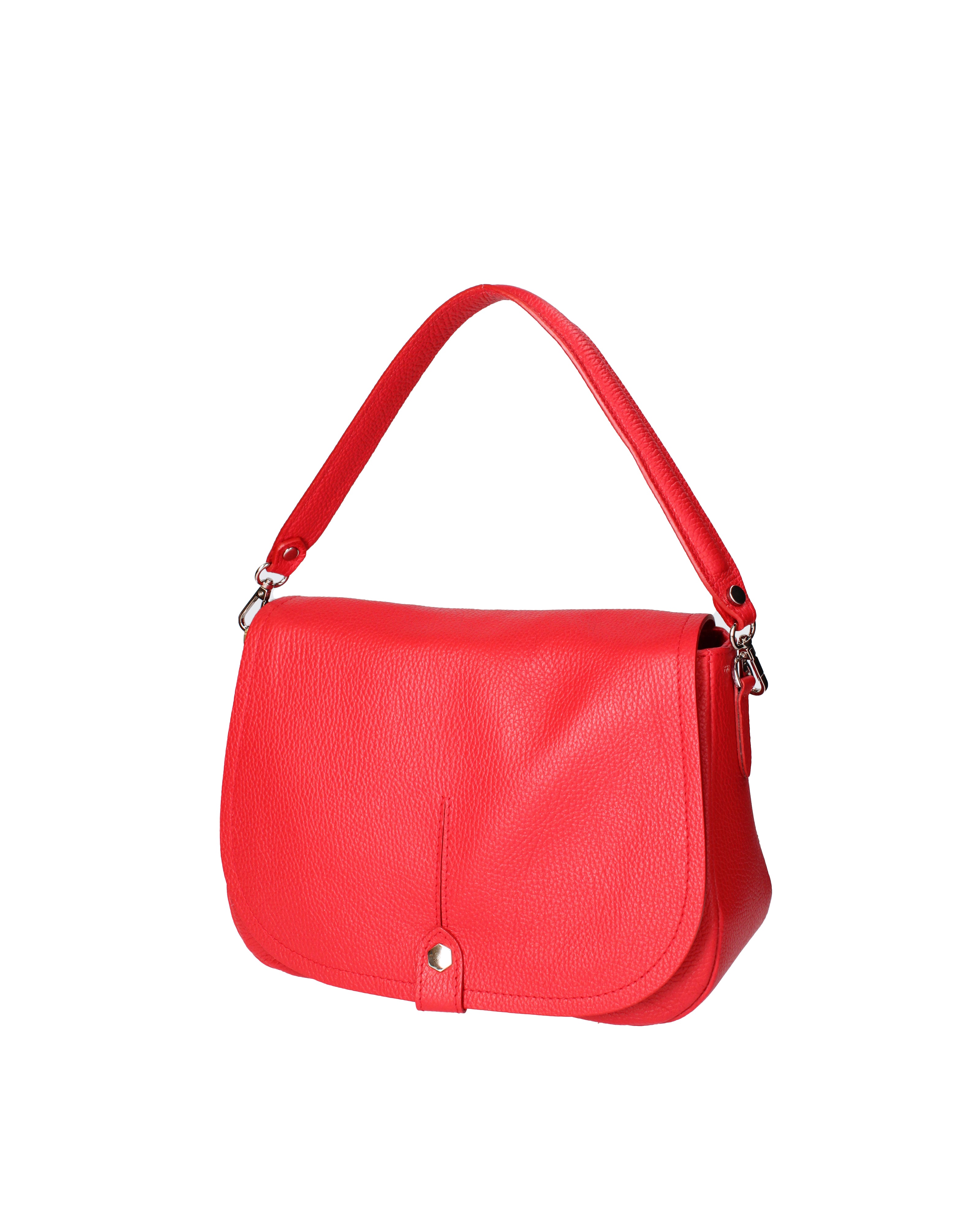 Sabina Borsa a spalla da donna Vera pelle 07139-D58 ROSSO FUOCO Viola Castellani