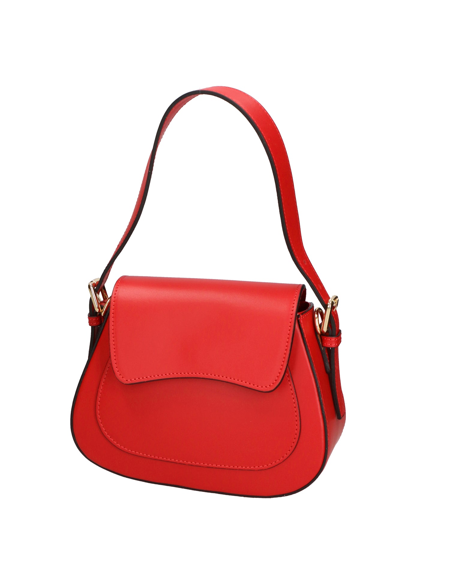 Giulia Borsa a spalla da donna Vera pelle 05958-L214 ROSSO Gave Lux