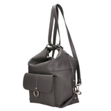 Kesha Borsa a spalla da donna Vera pelle 3301-GRIGIO SCURO Gave Lux