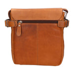 Borsa a tracolla da uomo 100% vera pelle HILB-3200-CUOIO Hill Burry