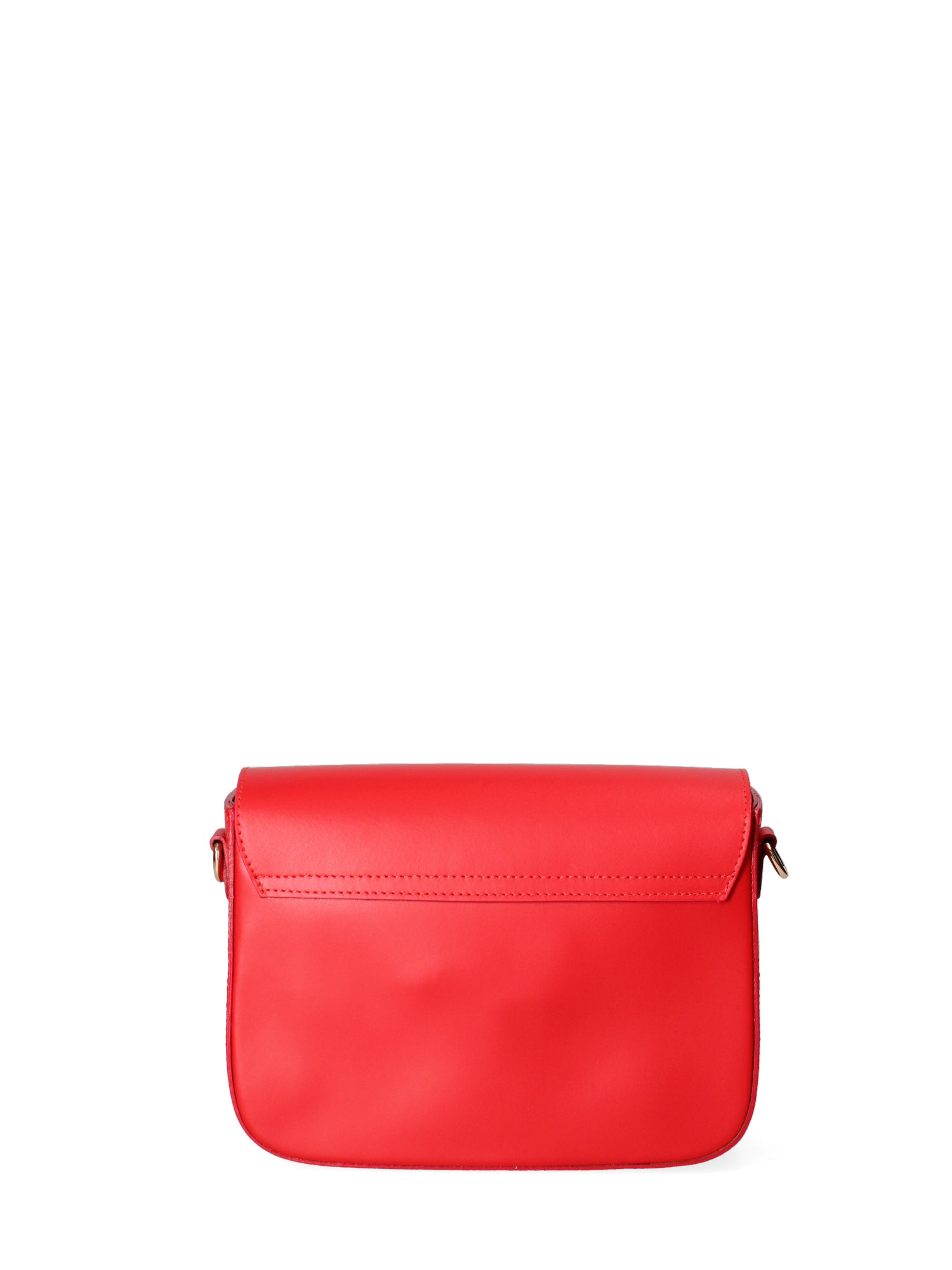 Borsa a tracolla da donna Vera pelle JR-W-1130RU-CORAL RED-GOLD John Richmond