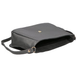 Veronica Borsa a spalla da donna Vera pelle 06519-D27 GRIGIO SCURO Gave Lux