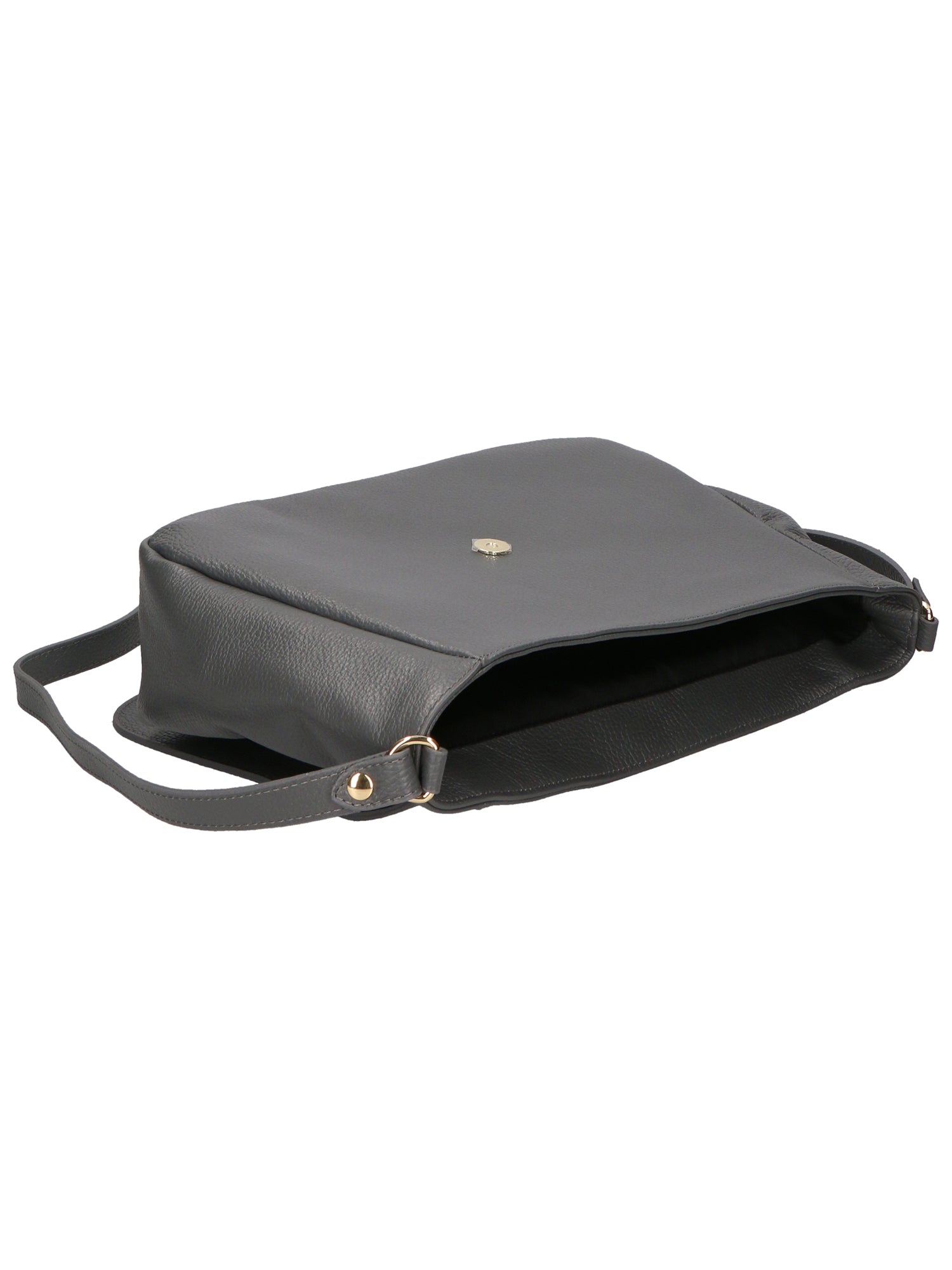 Veronica Borsa a spalla da donna Vera pelle 06519-D27 GRIGIO SCURO Gave Lux