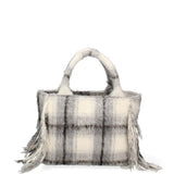 Borsa a mano da donna Textile Prodotto Vegano 23x26x14 cm