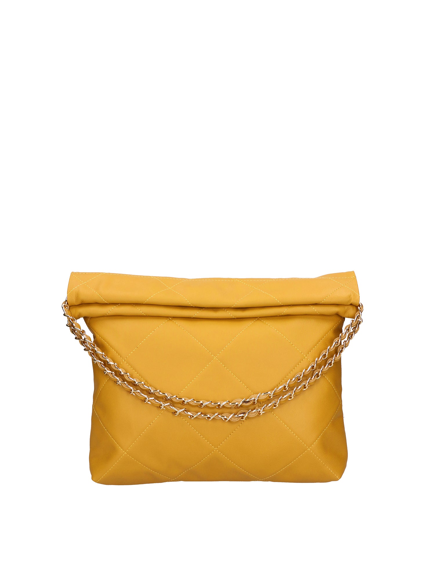 Violante Borsa a spalla donna Vera pelle 06897-S36 SENAPE Gave Lux