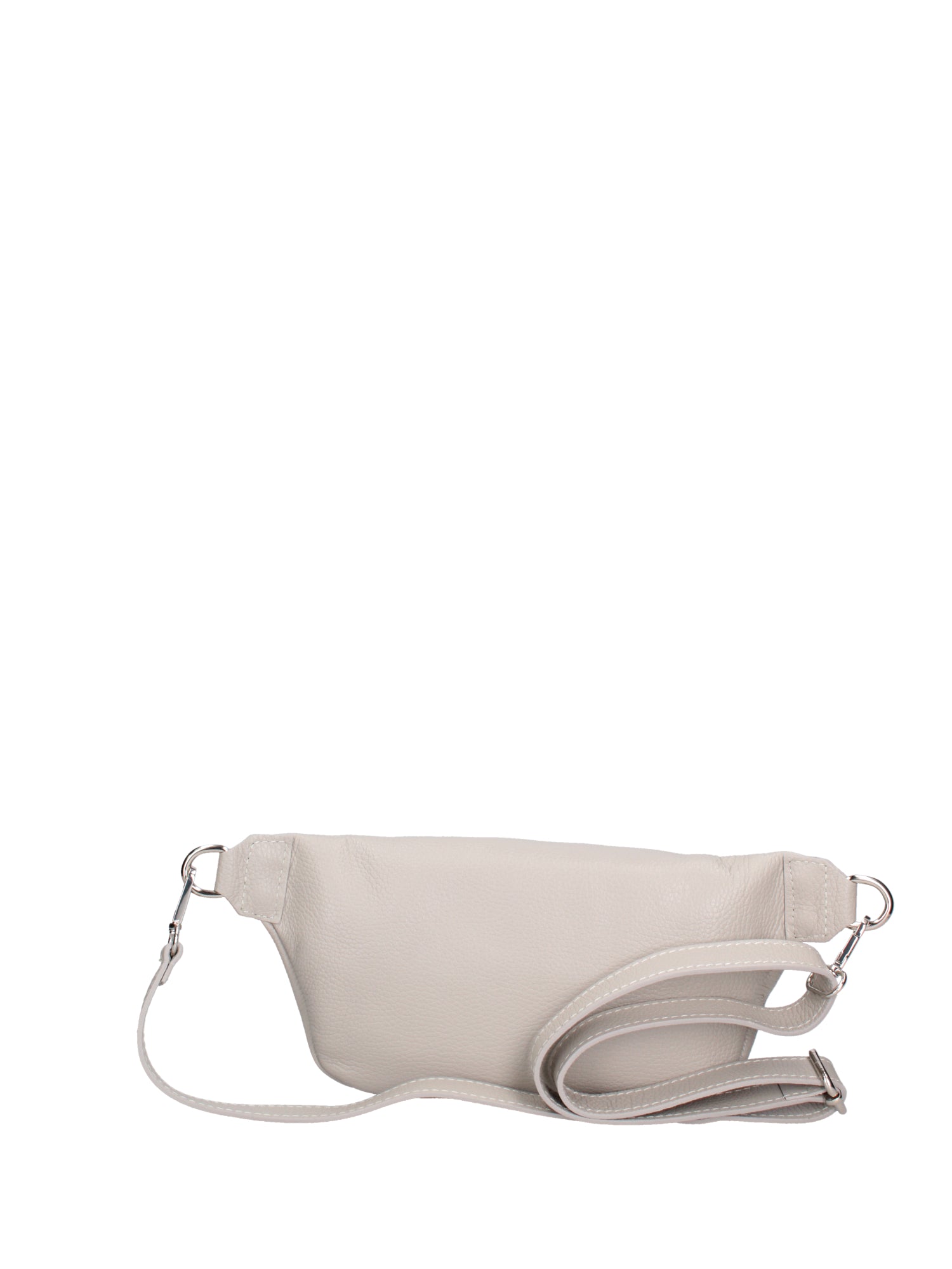 Marsupio da donna in vera pelle 100% pelle 07240-D86 GRIGIO PERLA Roberta Rossi