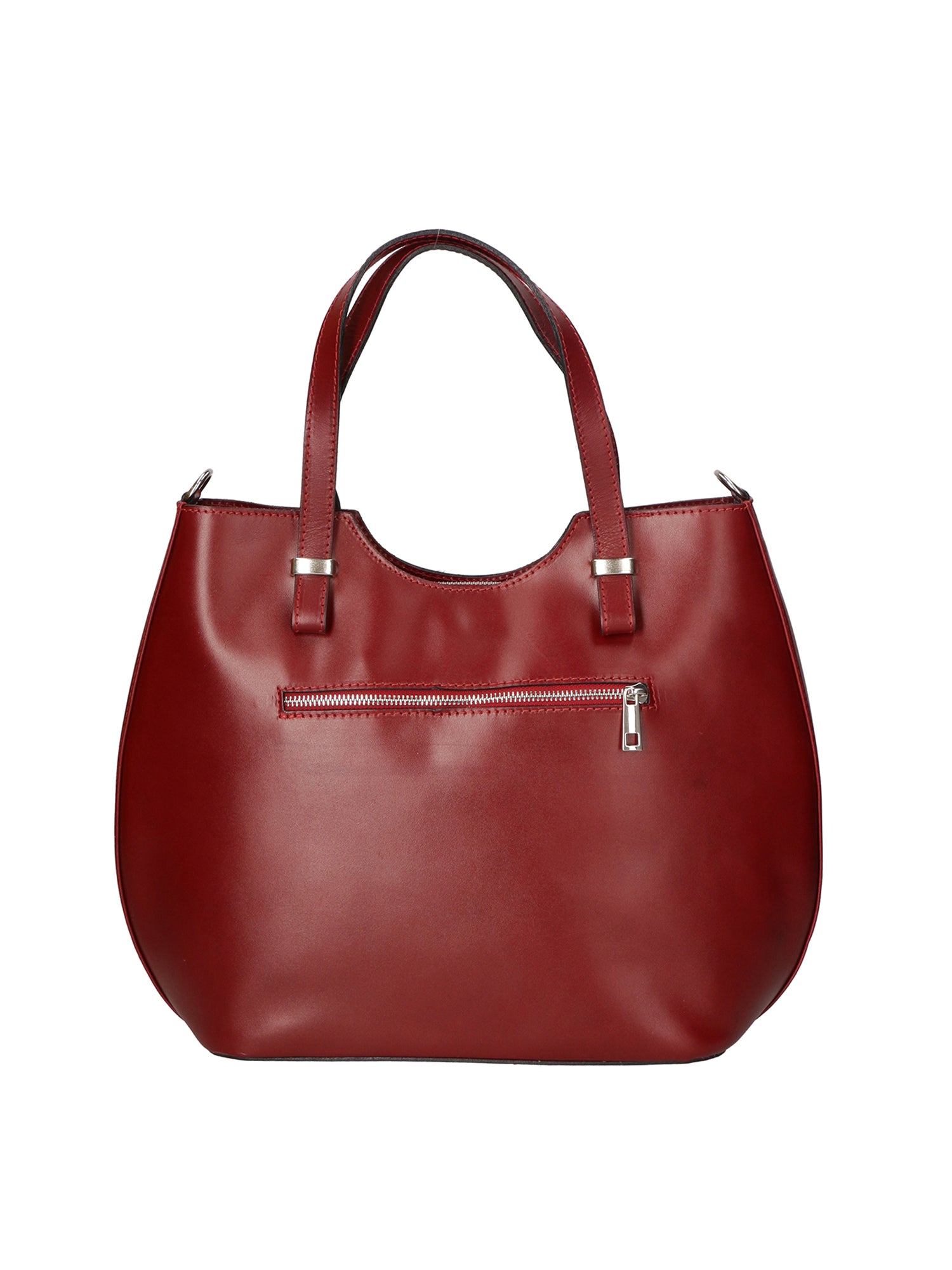 Egle Borsa a mano da donna Vera pelle 80046-ROSSO Gave Lux