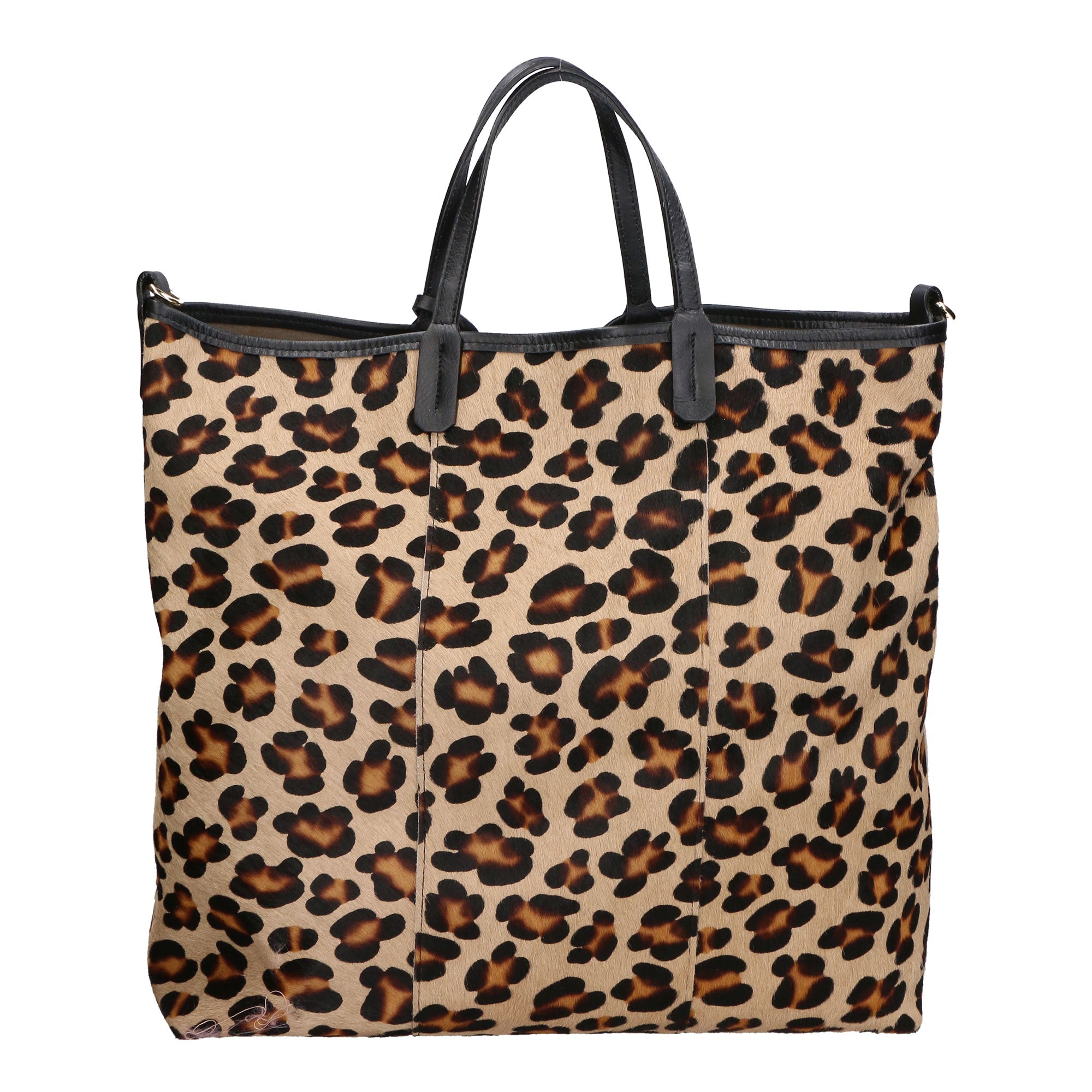 Borsa a mano da donna Vera pelle MYB-6037-FW-LEO GRANDE My Best Bag