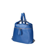 Women's White Convertible Shoulder Bag in Genuine Leather Made in Italy 30x26x9 cm