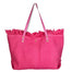 Agnese Borsa Shopper da donna Cotone e pelle 04649-D02 FUXIA FUCHSIA Gave Lux