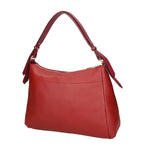 Vladimira Borsa a spalla da donna Vera pelle 06675-D10 RUBINO + D34 BORD Gave Lux