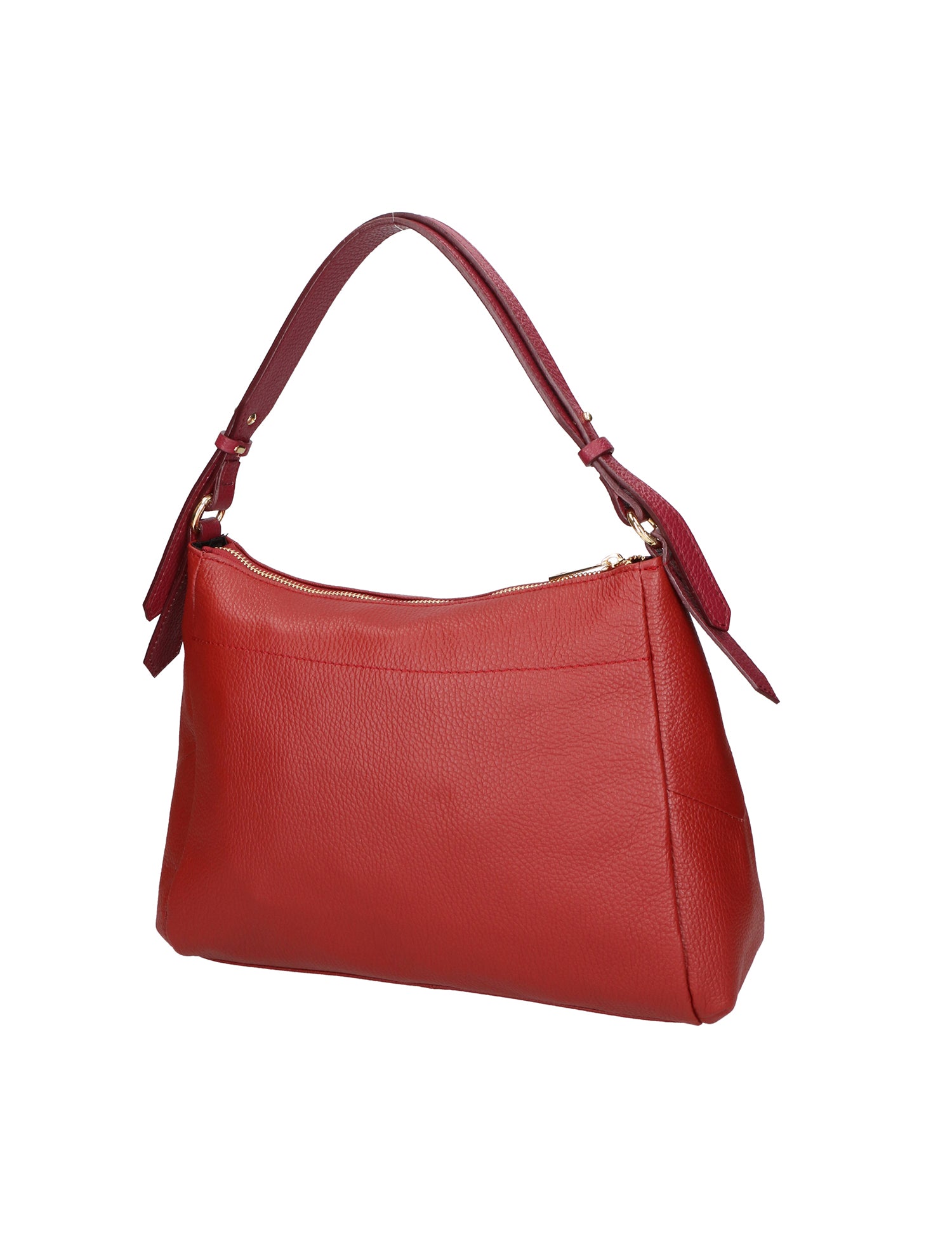 Vladimira Borsa a spalla da donna Vera pelle 06675-D10 RUBINO + D34 BORD Gave Lux