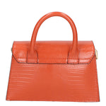 Ariel Borsa a mano da donna Vera pelle 05458-LU35 MATTONE DARK ORANGE Gave Lux