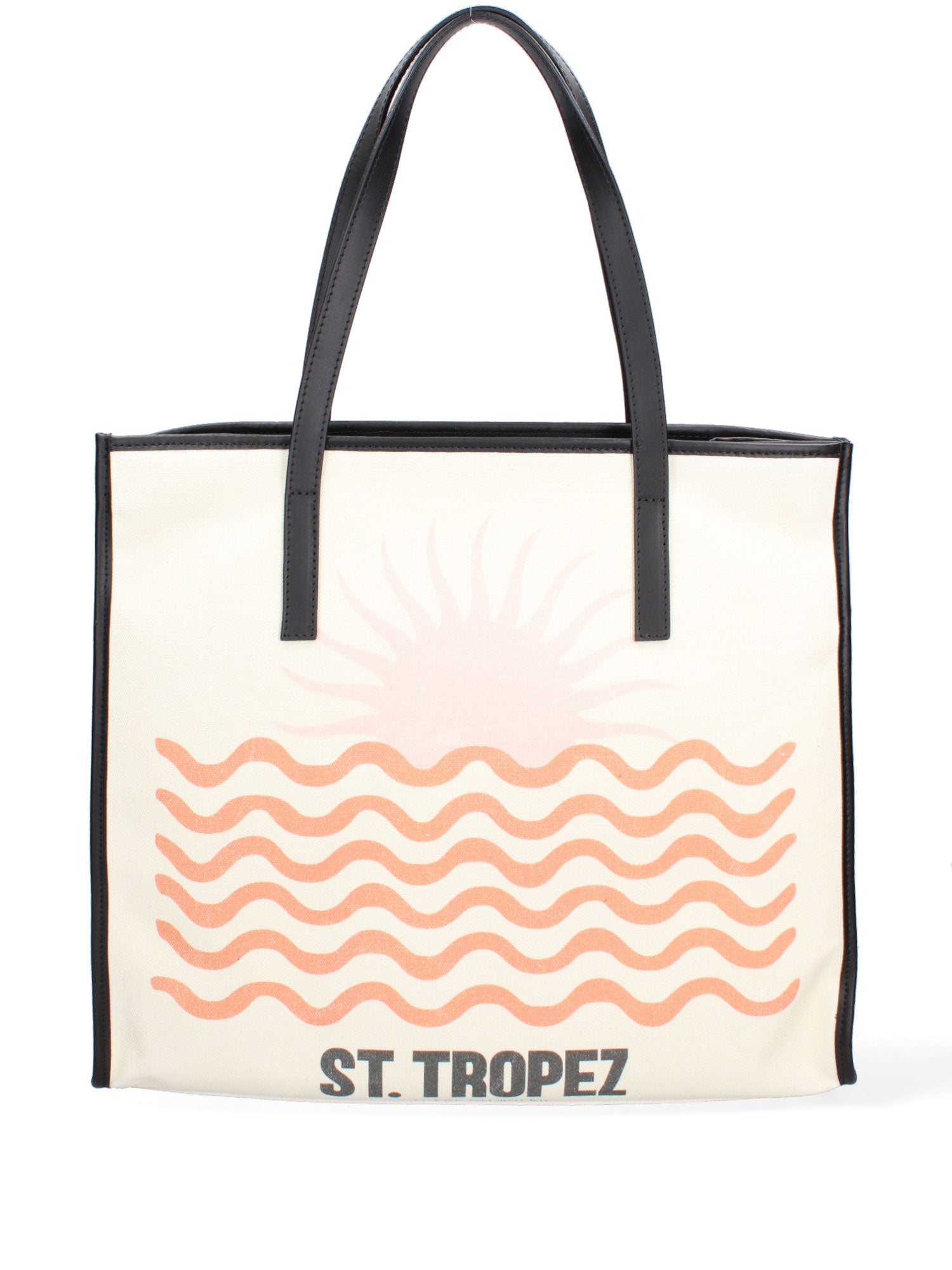 Favignana Borsa a spalla donna Tela e Vera Pelle 5370-12-NERO Gave Lux