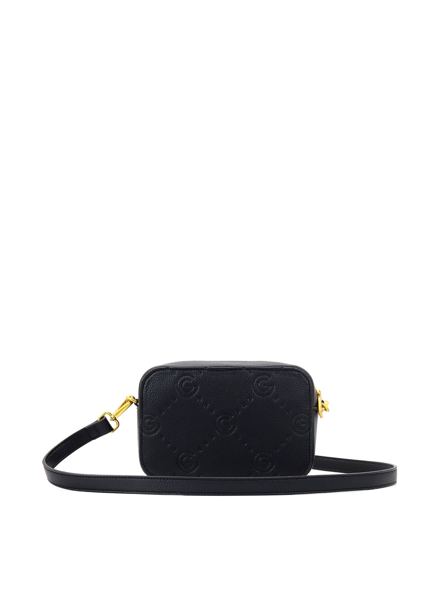 Borsa a tracolla da donna 100% pelle vegana PU GGB014BLK Gabriella G Firenze