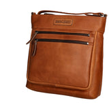 Borsa a tracolla da uomo Vera Pelle RFID HILB-3163-CUOIO Hill Burry