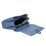 Purple Women's Handbag in Genuine Leather Made in Italy 17x28x7 cm