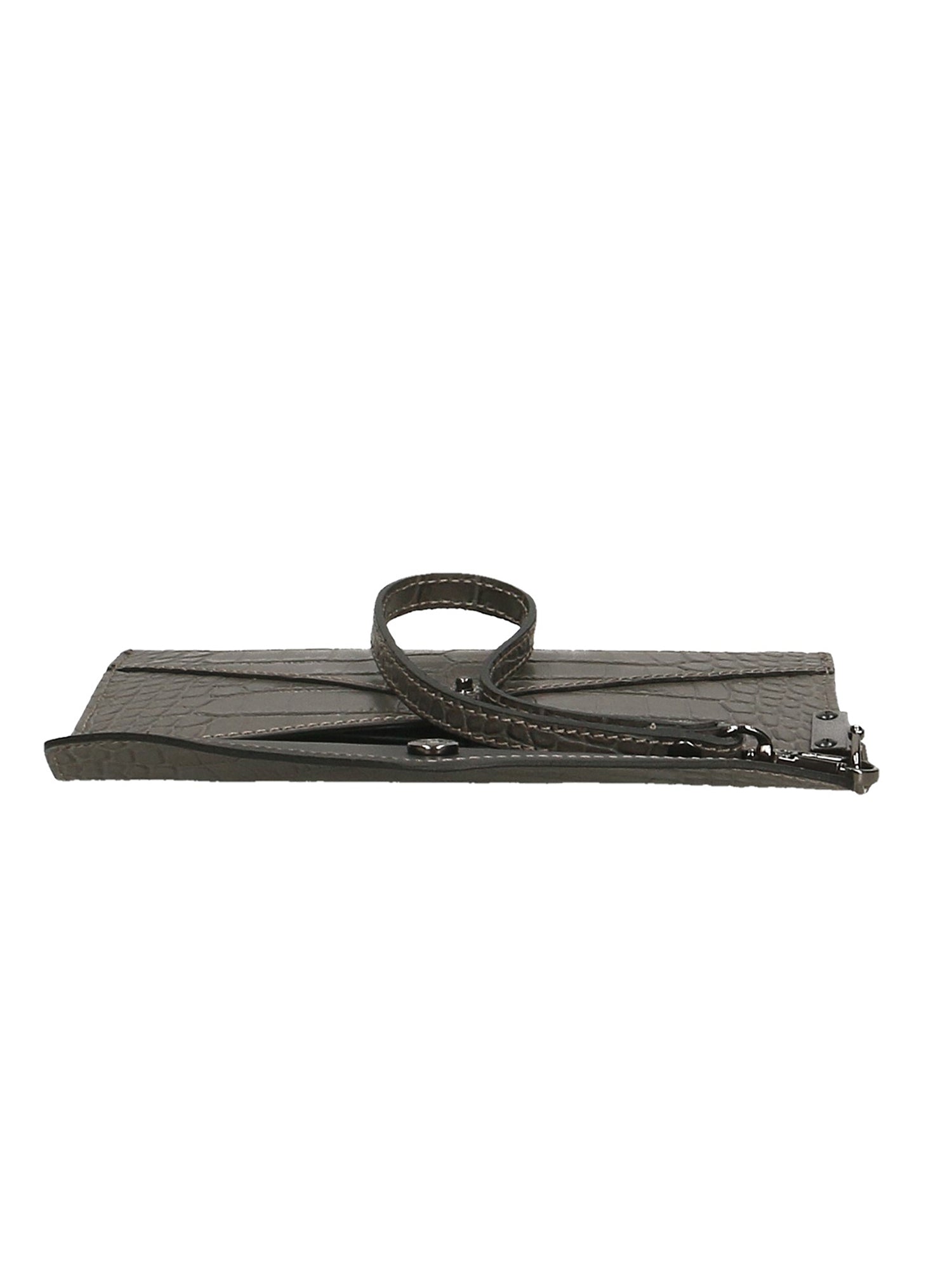 Noemy Borsetta portafoglio da donna Vera pelle 522015-GRIGIO GREY Gave Lux