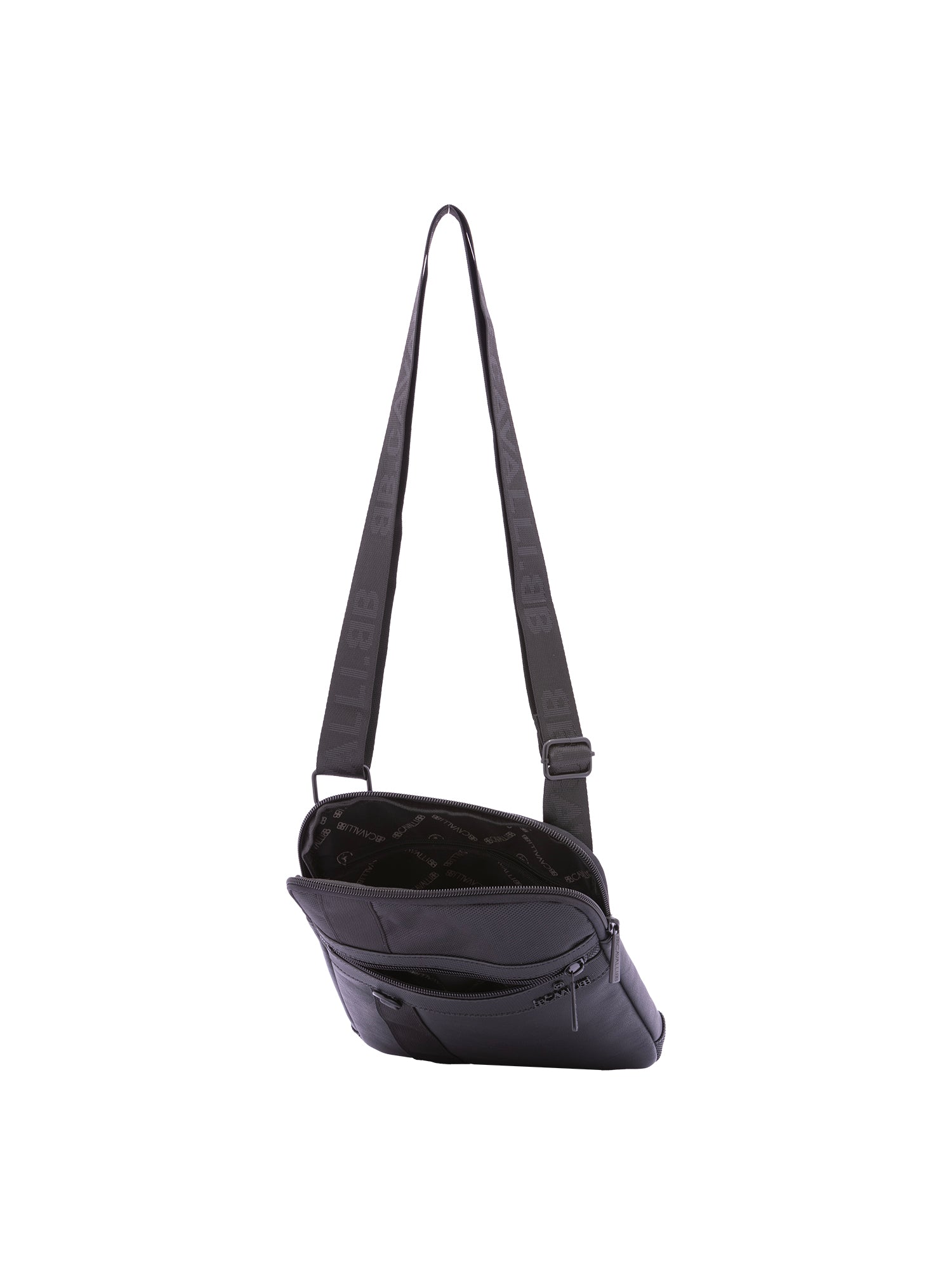 Borsa a tracolla uomo Poliestere BC1185-NERO B Cavalli