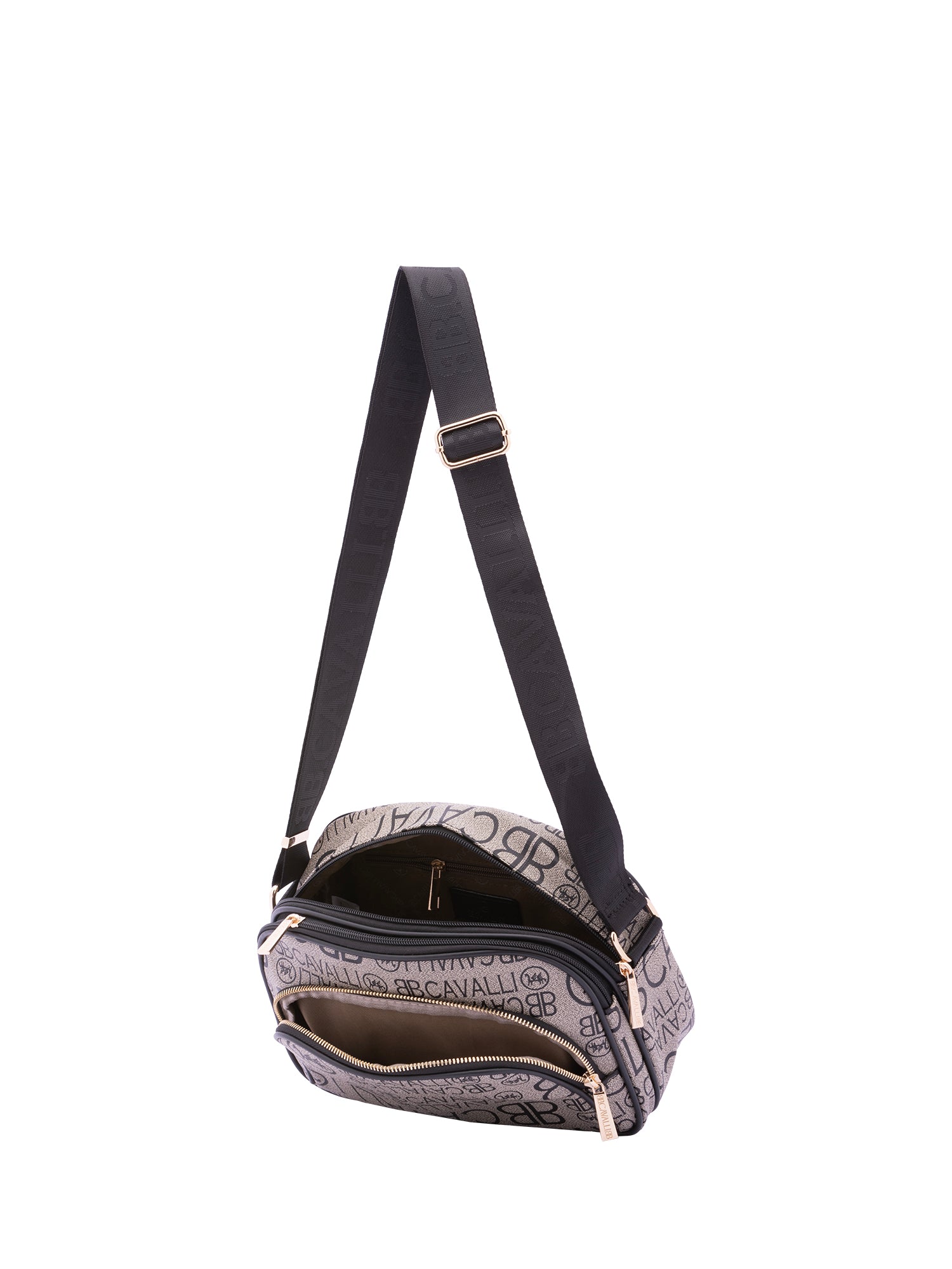 Borsa a tracolla da donna Ecopelle BC1376-NERO B Cavalli