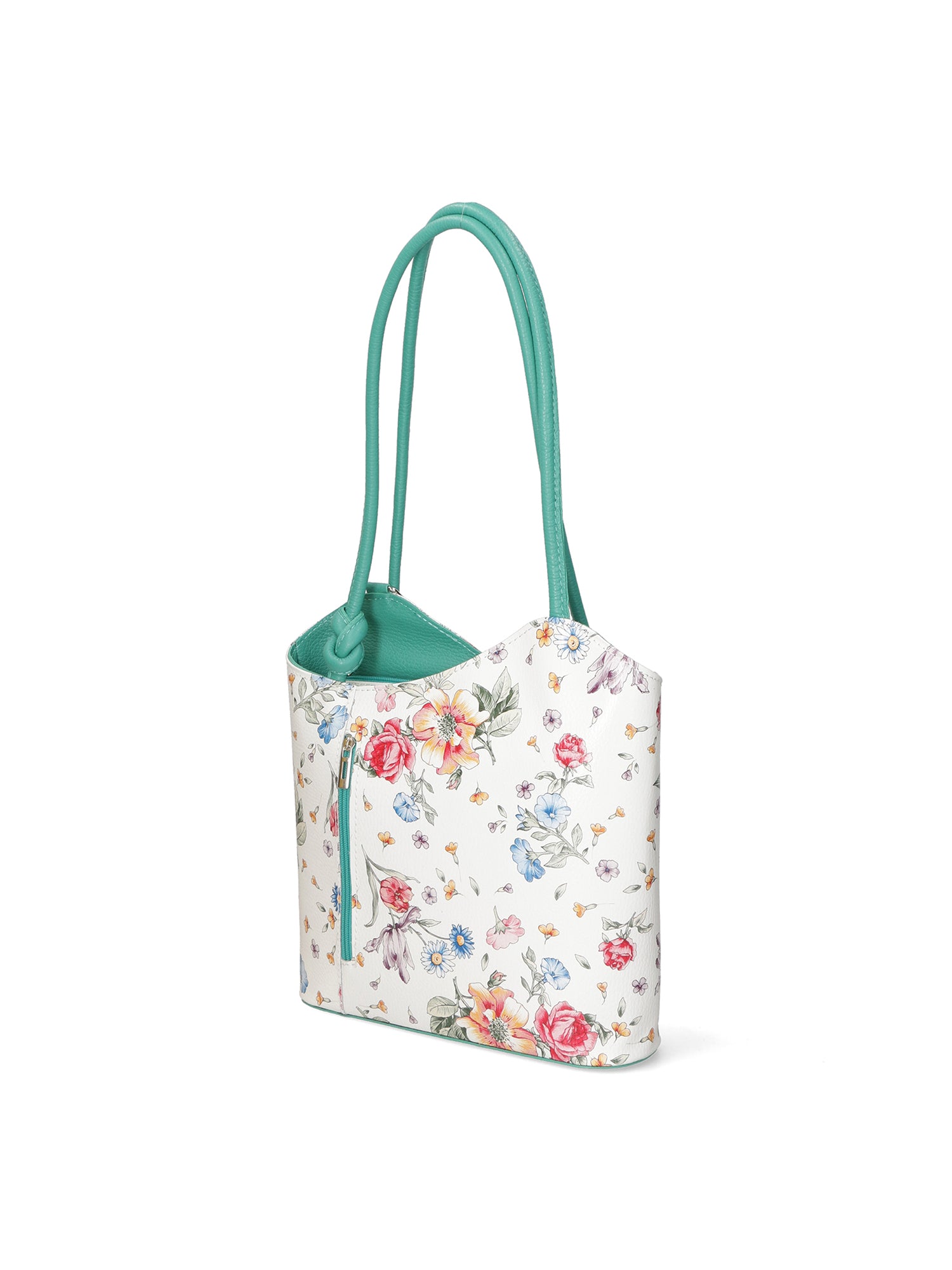 Elsa Borsa a spalla da donna Vera pelle 80056-D80 VERDE ACQUA Gave Lux