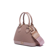 Borsa a mano da donna 100% Pvc FLAT XS BALL-TERRA + BRUSH GOLD Marc Ellis