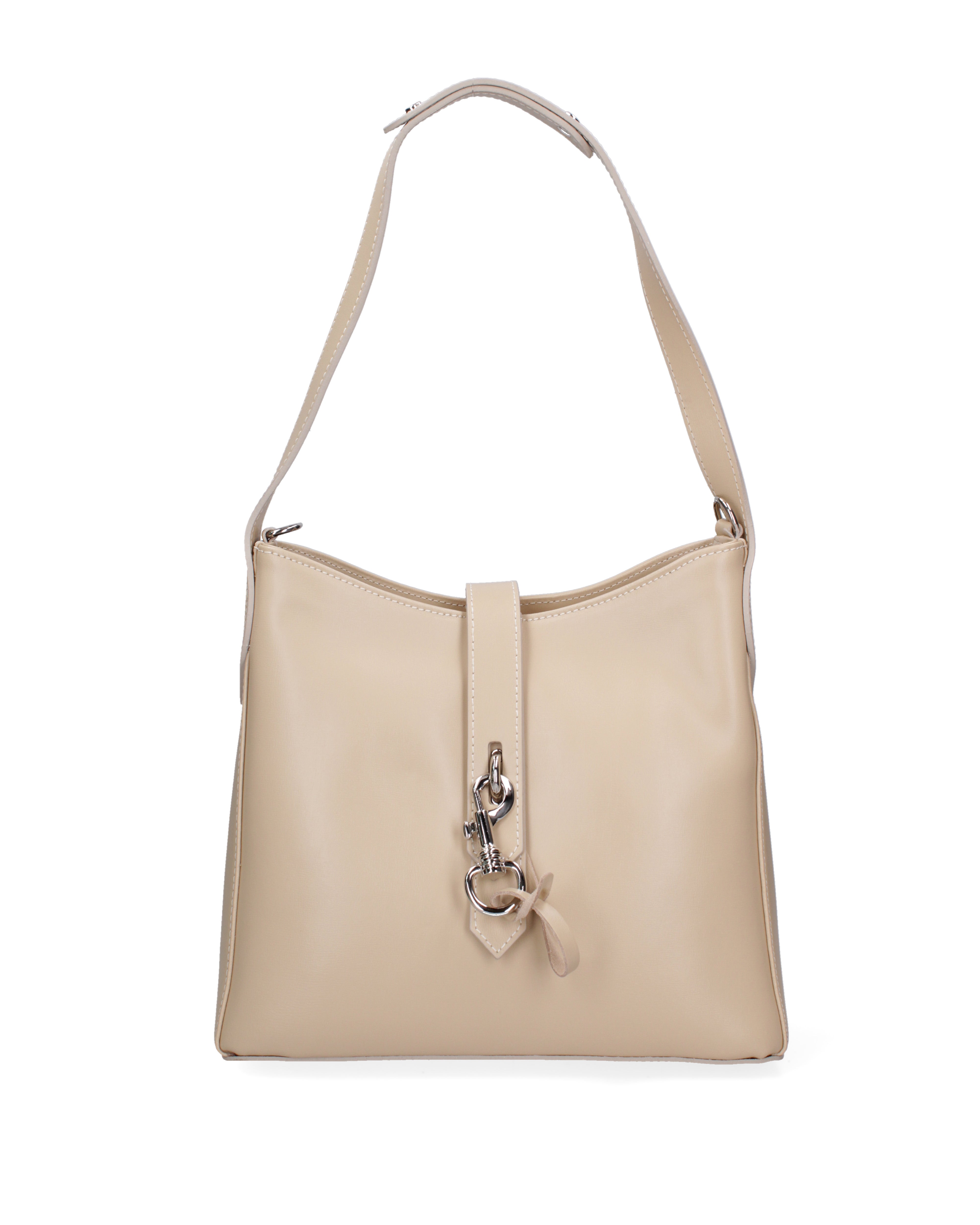 Lysane Borsa a spalla da donna Vera pelle 5917-B37 LATTE Gave Lux