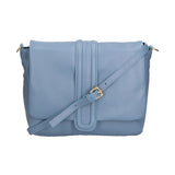 Wanda Borsa a tracolla da donna Vera pelle 06497-S41 CELESTE SCURO Gave Lux