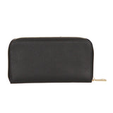 Portafoglio donna in vera pelle 100% Made in Italy MYB-7046-SS-D28 NERO BLACK My Best Bag