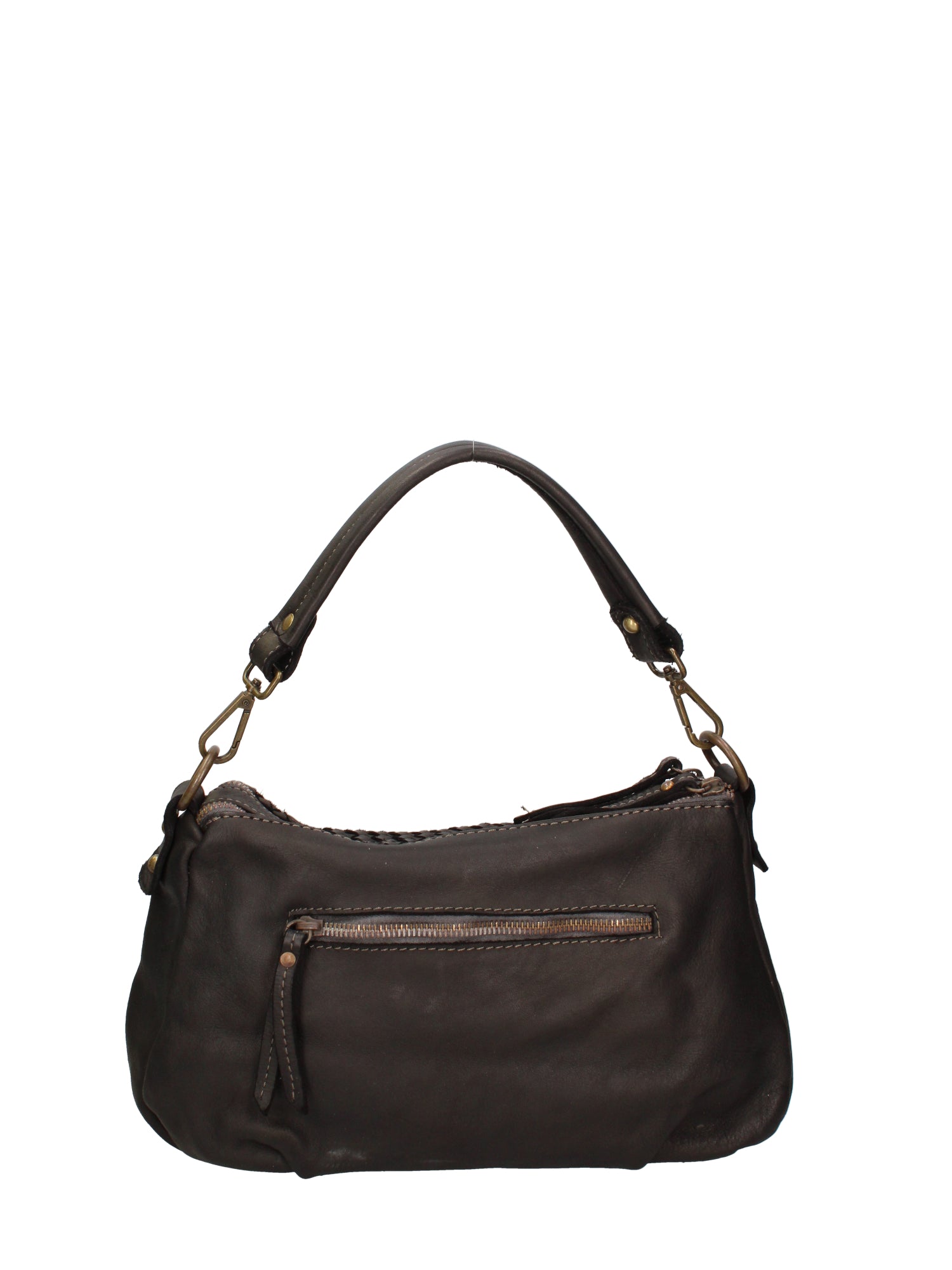 Novella Borsa a spalla da donna Vera pelle 7800-NERO Gave Lux