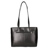Flora Borsa a spalla da donna Vera pelle 9118-NERO BLACK Gave Lux