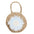 Karen Borsa a mano da donna Paglia intrecciata 88121-GHIACCIO Gave Lux