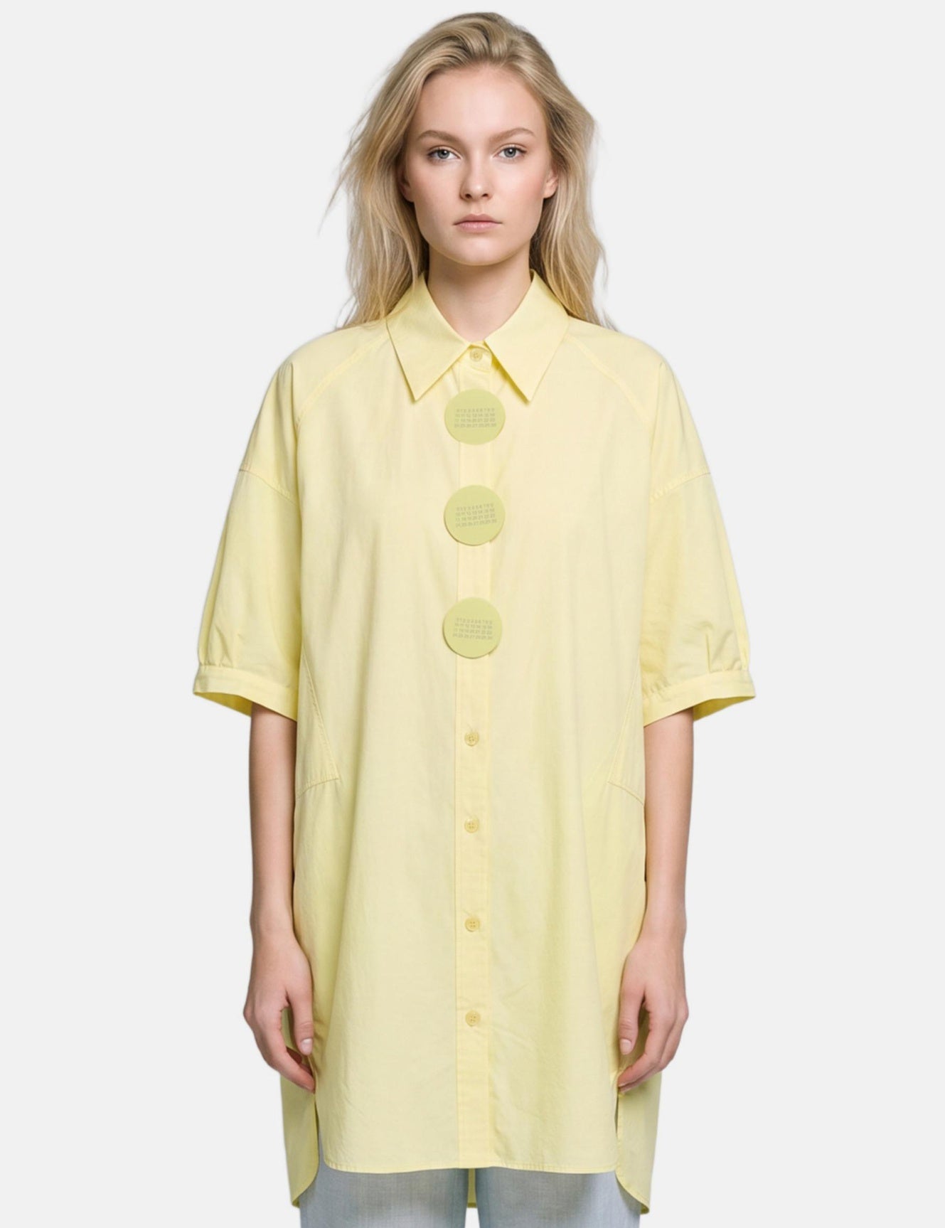 Vestito in Cotone Giallo