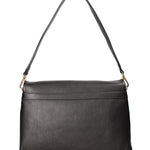 Borsa a spalla da donna Vera pelle JR-W-1160LDO-BLACK-GOLD John Richmond