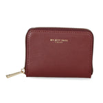 Portafoglio donna in vera pelle 100% pelle MYB-8055-FW-PL34 BORDEAUX My Best Bag