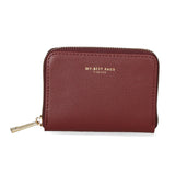 Portafoglio donna in vera pelle 100% pelle MYB-8055-FW-PL34 BORDEAUX My Best Bag