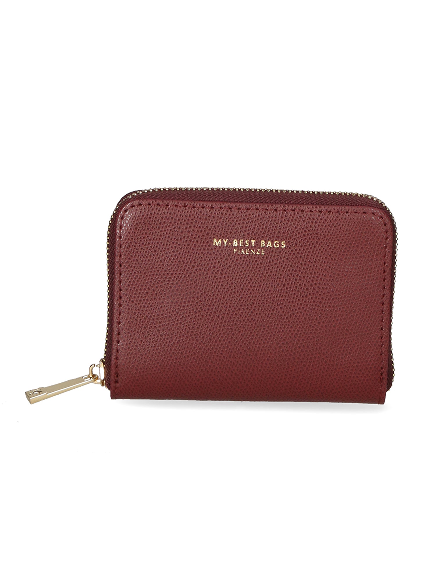 Portafoglio donna in vera pelle 100% pelle MYB-8055-FW-PL34 BORDEAUX My Best Bag