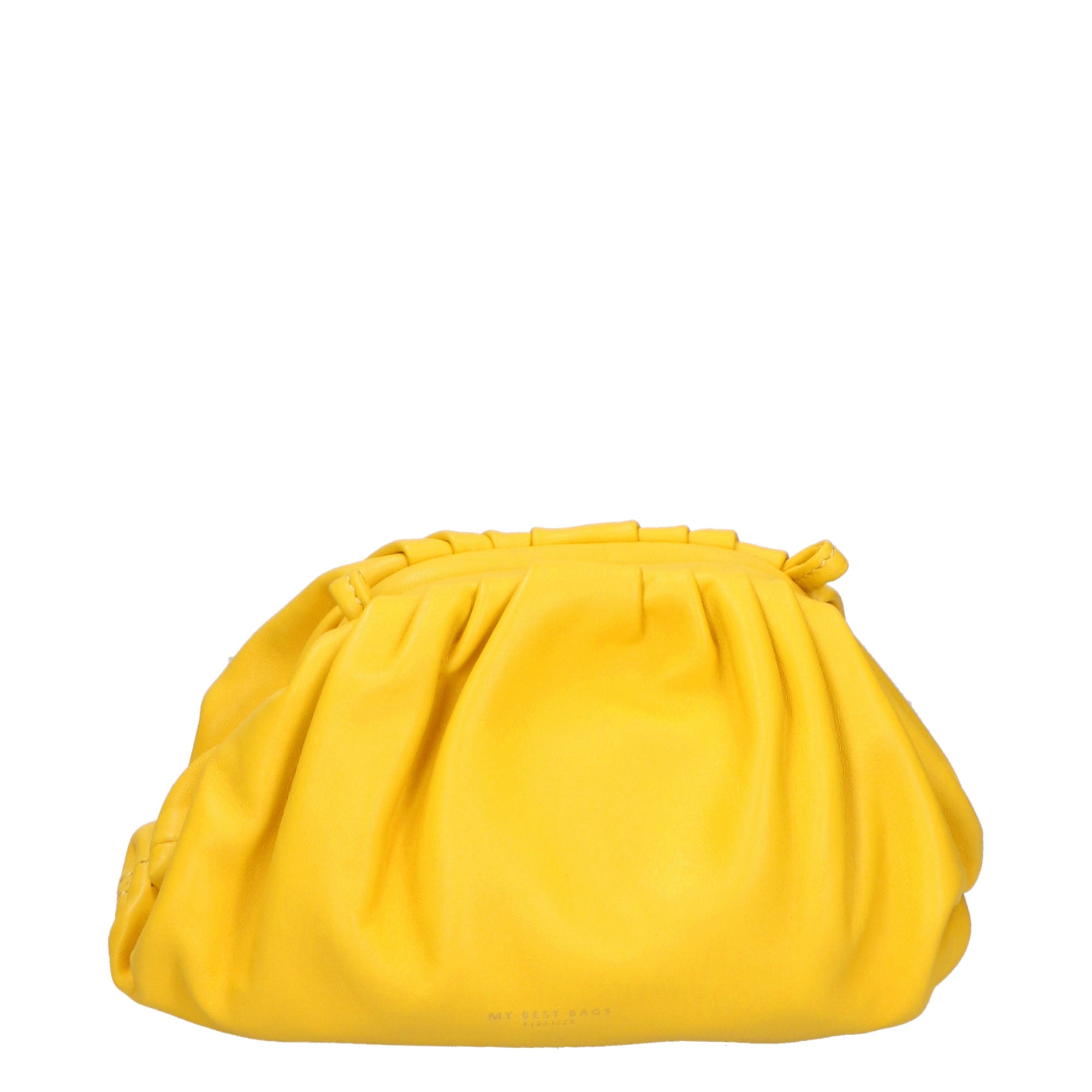 Borsa a tracolla da donna 100% pelle MYB-7009-SS-BANANA G1 My Best Bag