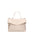 Borsa a spalla da donna Vera pelle 07159-D37 LATTE Viola Castellani