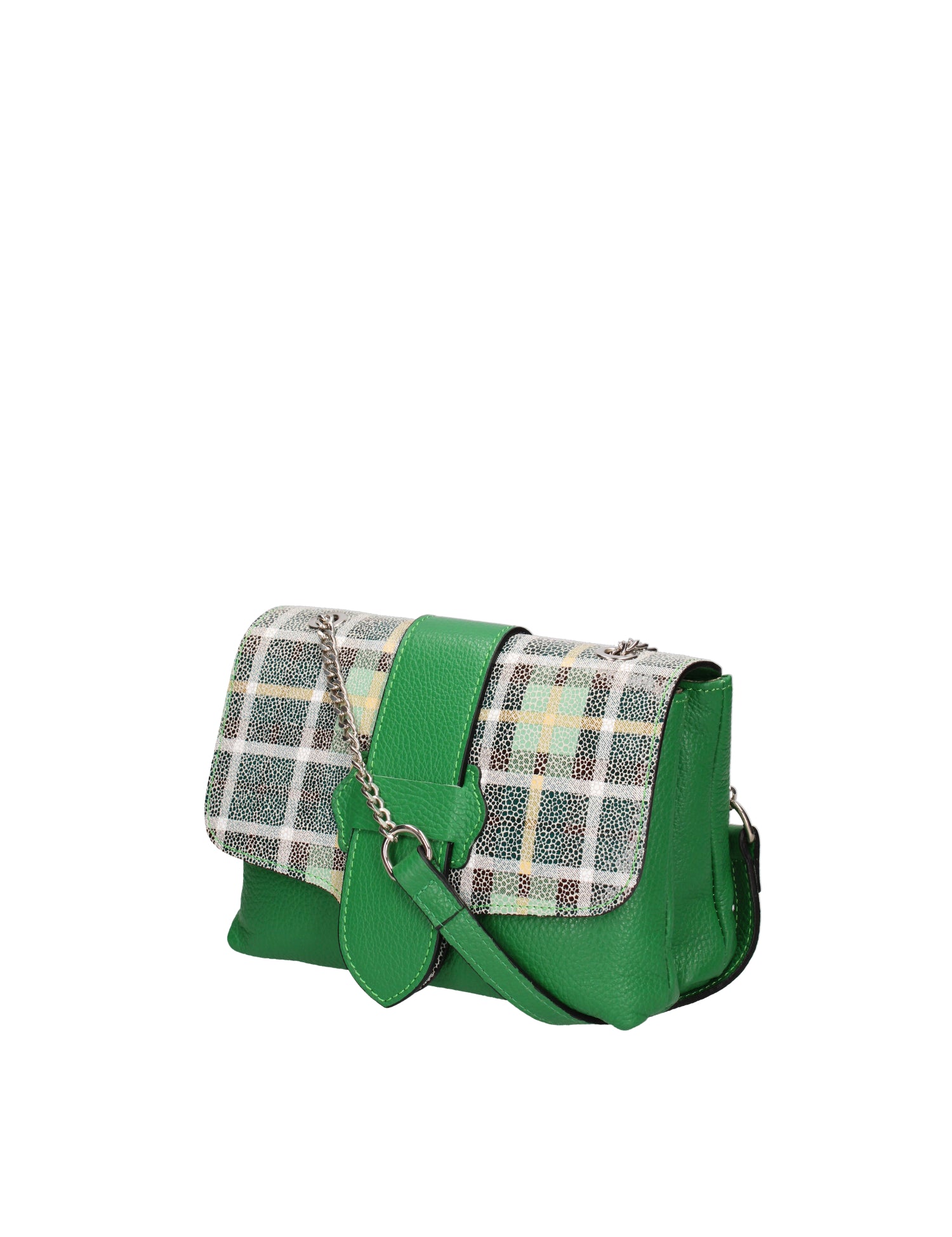 Caelia Borsa a tracolla da donna Vera pelle 194942-VERDE+VERDE Gave Lux