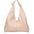 Borsa a spalla da donna 100% vera pelle 07156-D05 CAPPUCCINO Viola Castellani