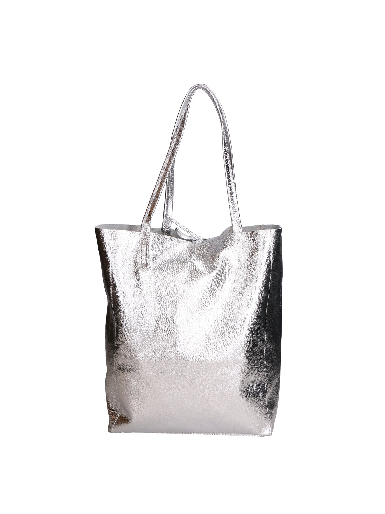 Iride Borsa a mano da donna 100% pelle 05921-DL1 ARGENTO Gave Lux